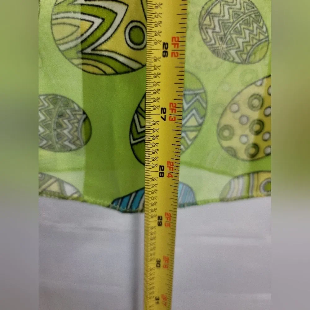 Scarf with Decorated Eggs for Easter